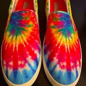 Tie dye shoes